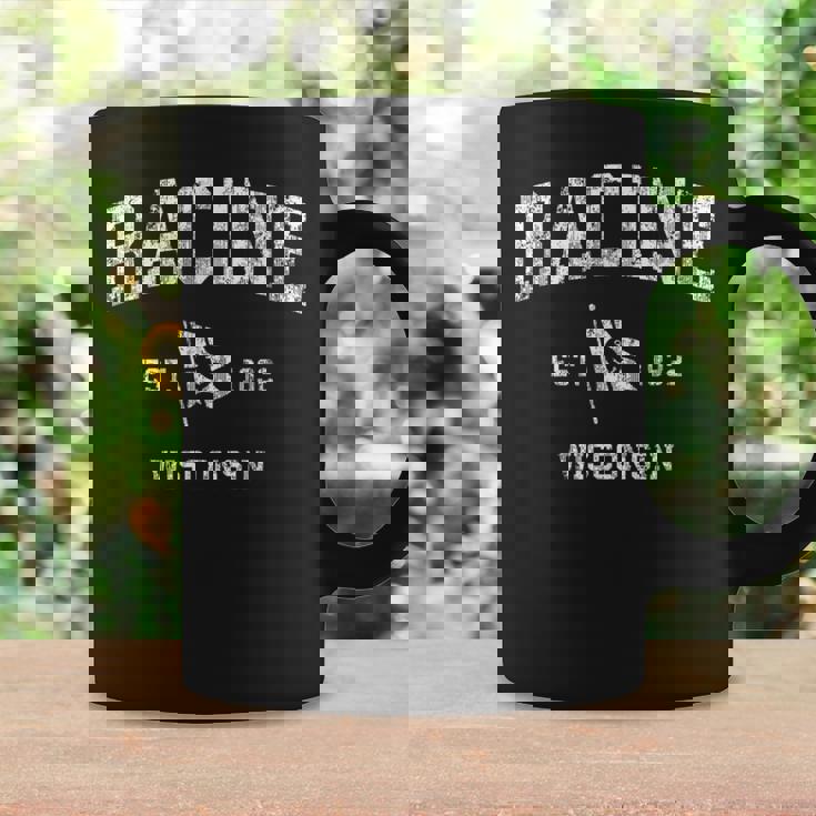 Racine Wiintage Nautique Bateau Ancre Drapeau Sport Tasse Idées cadeaux