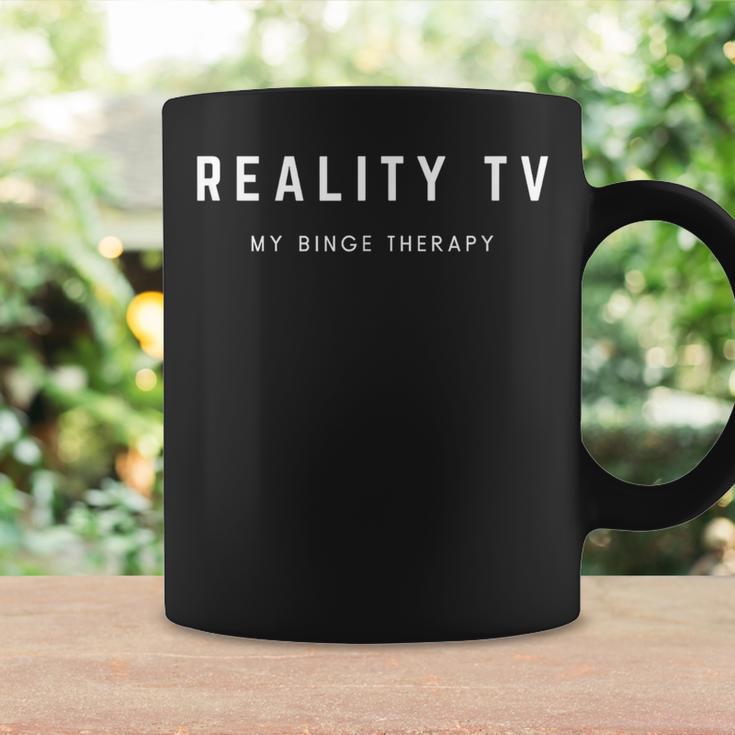 Reality Tv My Binge Therapy Saying Trash Tv Lover Tassen Geschenkideen