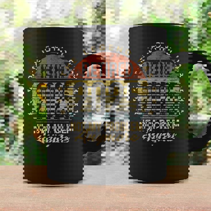 Retired 2025 Not My Problem Anymore Retirement Dad Coffee Mug Gifts ideas