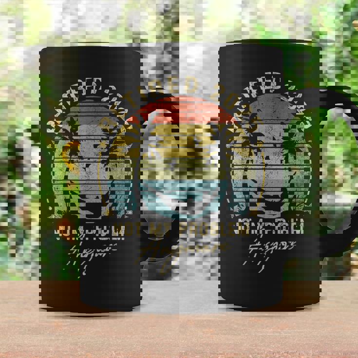 Retired 2025 Not My Problem Anymore Vintage Retirement 2025 Coffee Mug Gifts ideas