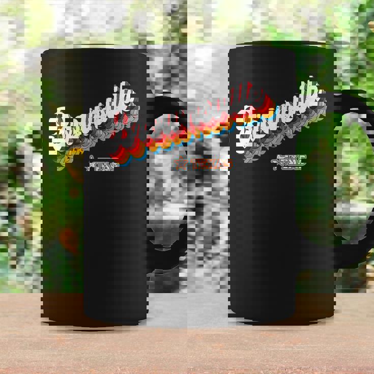 Rétro Années 80 Brownsville Texas Tx Tasse Idées cadeaux