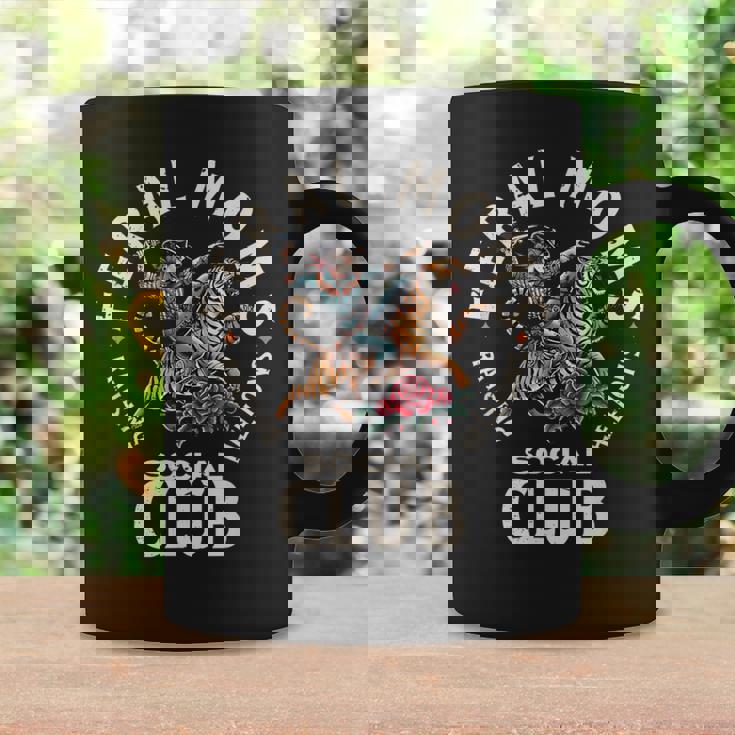 Retro Feral Moms Social Club Sarcastic Saying Mothers Coffee Mug Gifts ideas