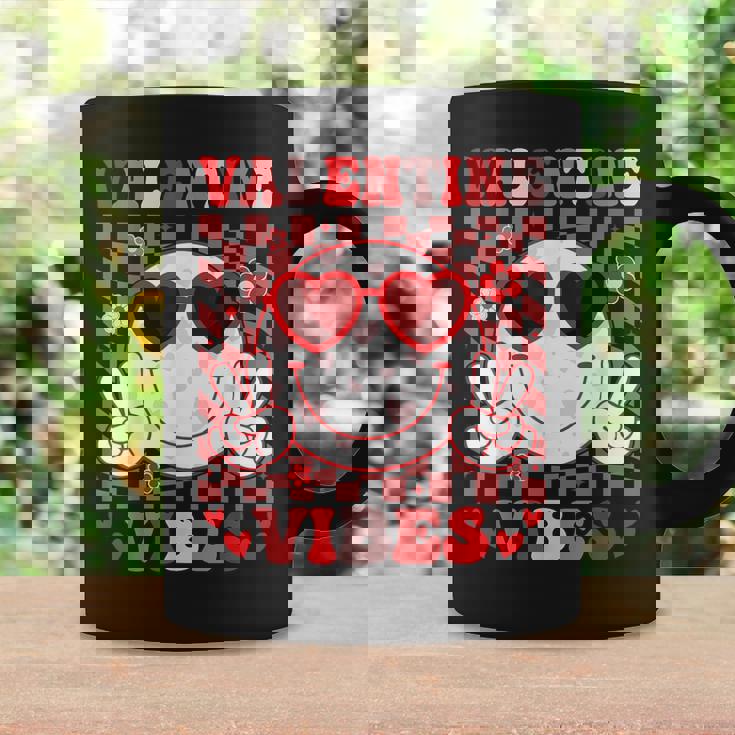 Retro Groovy Valentines Day Girl Valentine Vibes Coffee Mug Gifts ideas