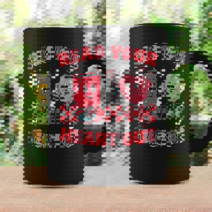 Retro Read Your Heart Out Valentine's Day Teacher Bookish Coffee Mug Gifts ideas