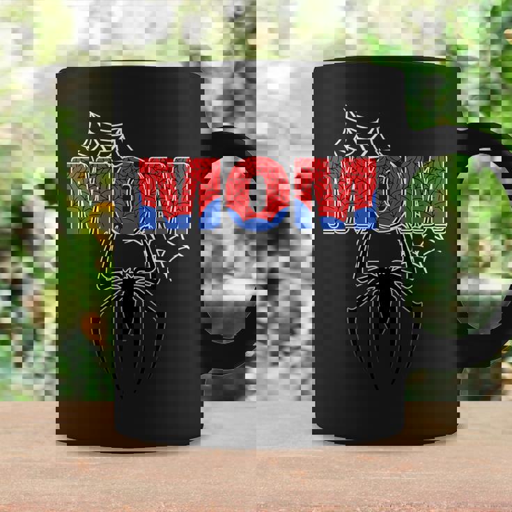 Retro Spider Momd Family Birthday Boy Party Mother's Day Coffee Mug Gifts ideas