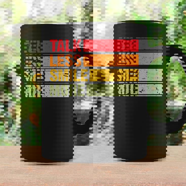 Retro Talk Less Smile More Historic Hamilton Quote Graphic Print Coffee Mug Gifts ideas