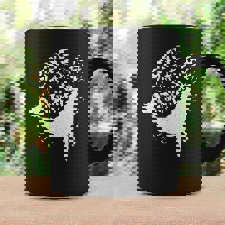 Salvar A Las Ballenas Taza de café Ideas de regalos