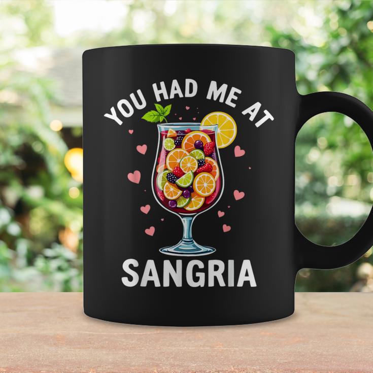 You Had Me At Sangria Wine Lover Drink Tassen Geschenkideen