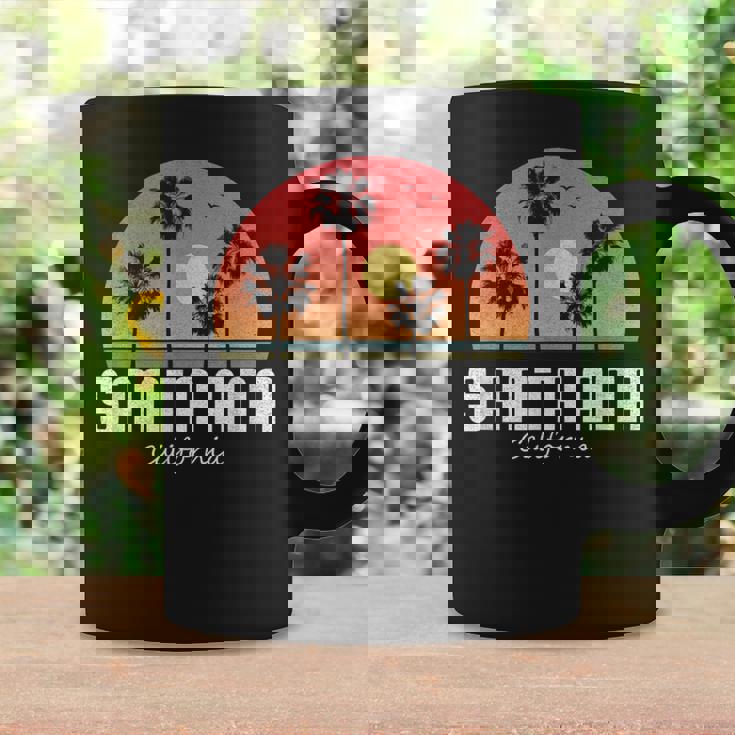 Santa AnaShirt Women Men Kids California Retro Sunset Graphic Print Coffee Mug Gifts ideas