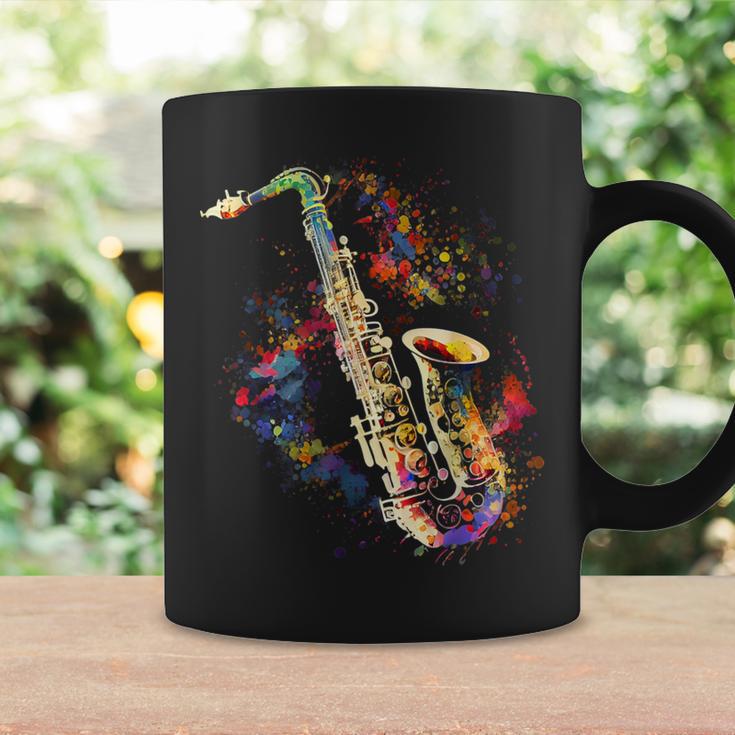 Saxophone Colourful Musician Saxophone For Saxophonists Tassen Geschenkideen