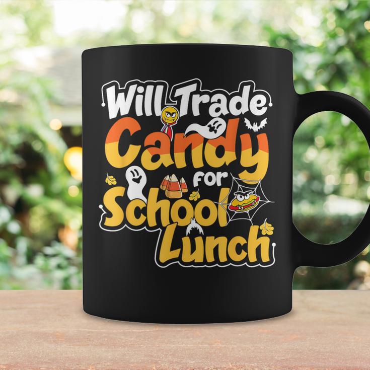 Scary Lunch Lady School Cafeteria Halloween Lunch Lady Graphic Print Coffee Mug Gifts ideas