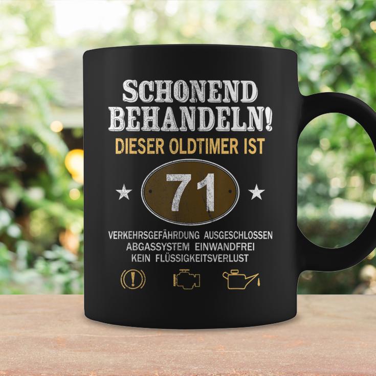 Schonend Behandeln Oldtimer Ist 71 Jahre 71St Birthday Tassen Geschenkideen