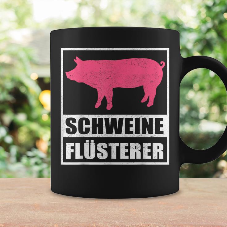 Schweine Flusterer Schweinebauer Tassen Geschenkideen