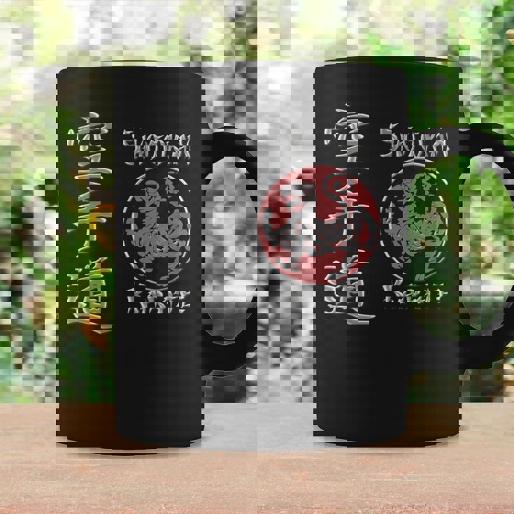 Shotokan Karate Tiger Logo Artes Marciales Taza de café Ideas de regalos
