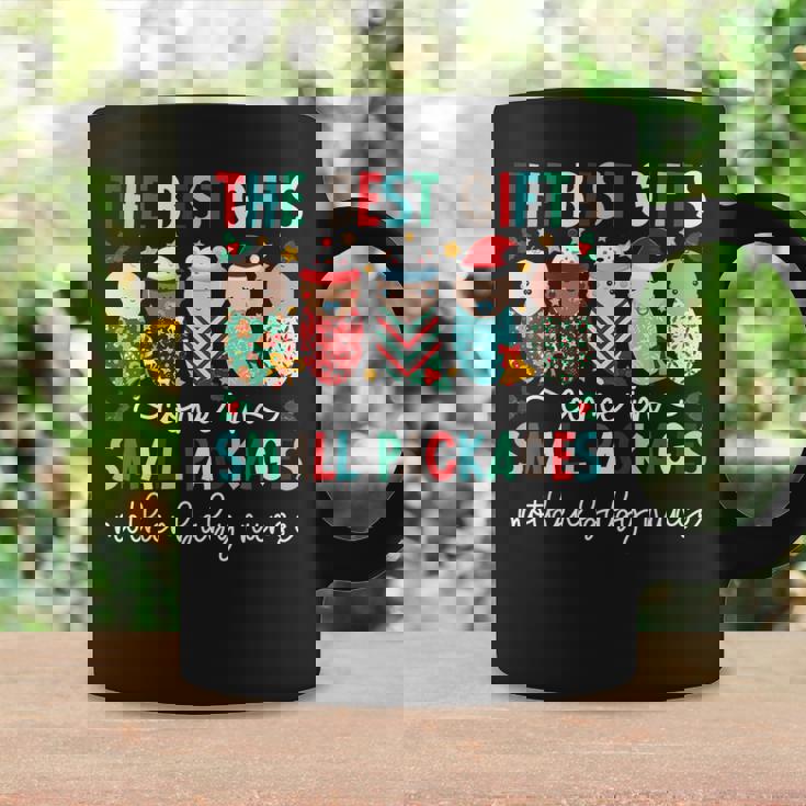 Small Packages Mother Baby Nurse Christmas Mom Baby Nurse Coffee Mug Gifts ideas