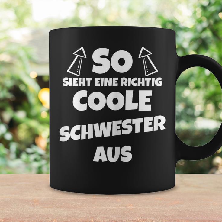 So Sieht Eine Richtig Coole Schwester Aus Sister Tassen Geschenkideen