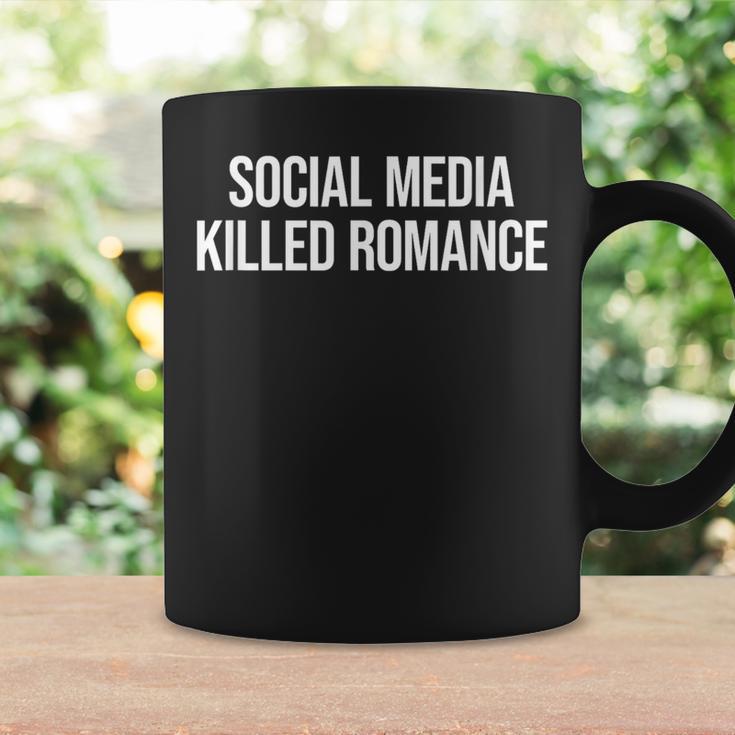 Social Media Killed Romance Tassen Geschenkideen