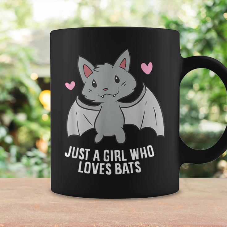 Sólo Una Chica Que Ama A Los Murciélagos Taza de café Ideas de regalos