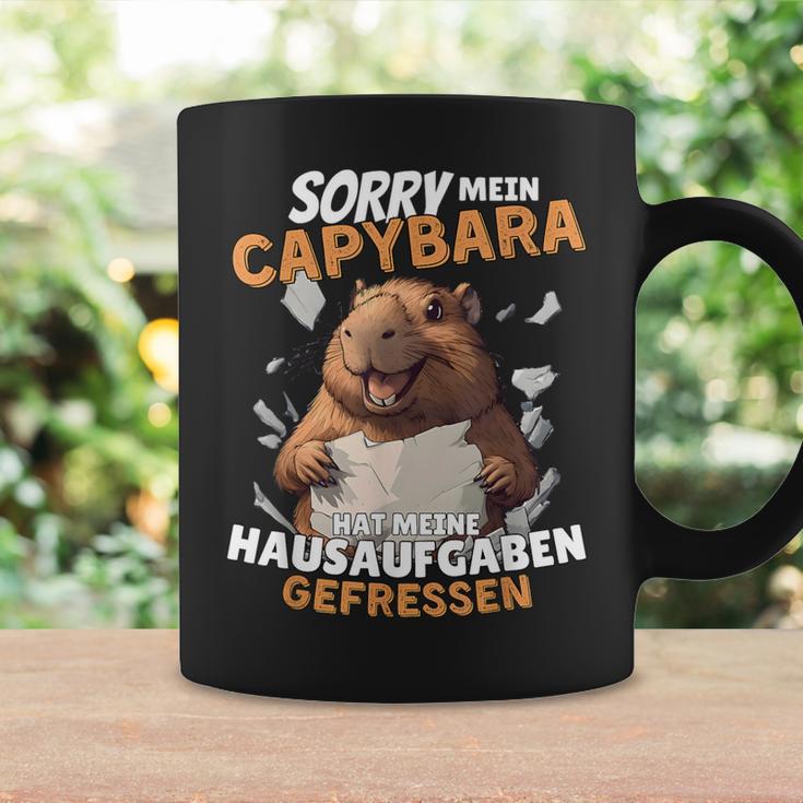 Sorry Mein Capybara Hat Meine Hausaufgaben Gefressen Tassen Geschenkideen