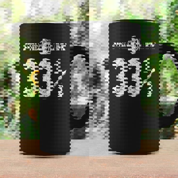 Speed Limit 33 13 Vinyl For Music Record Collector Graphic Print Coffee Mug Gifts ideas