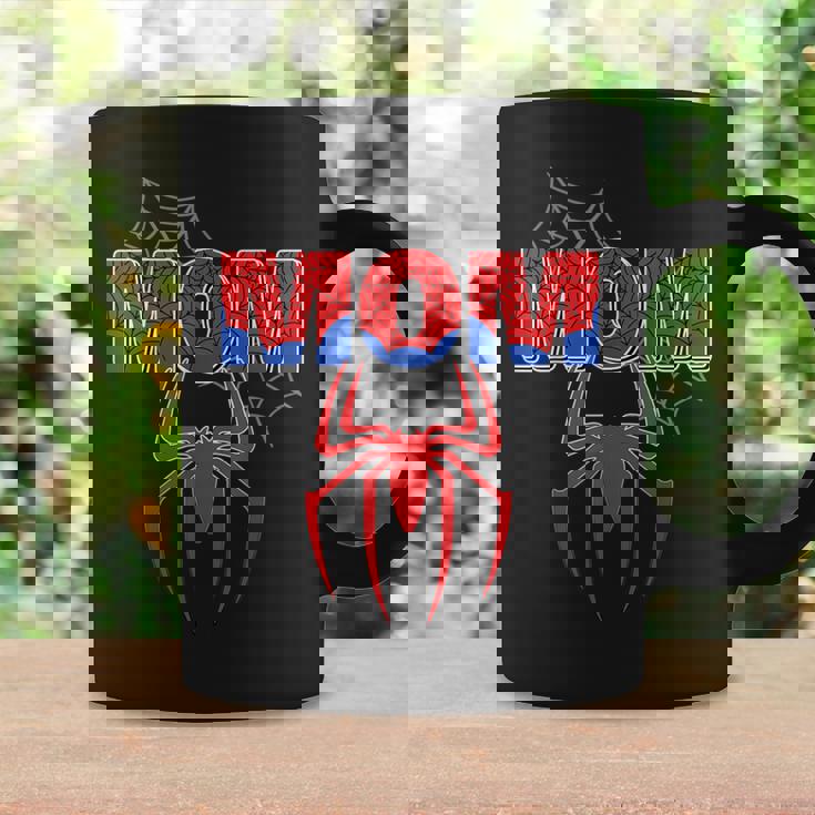 Spider Mom Family Birthday Boy Retro Mother's Day Coffee Mug Gifts ideas