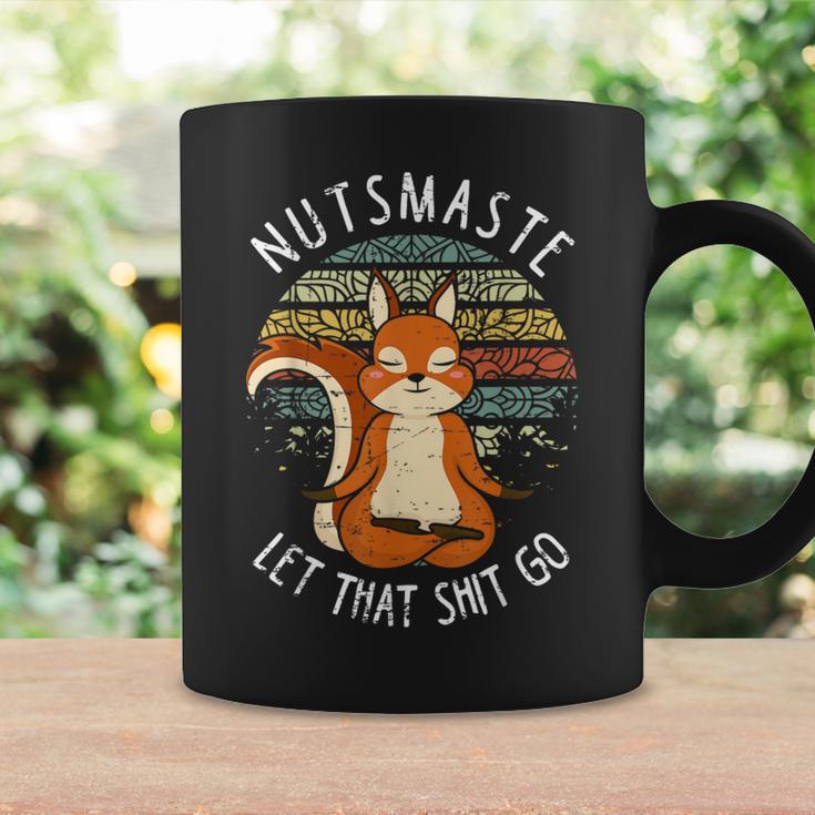 Squirrel Nutsmaste Yoga Meditation Retrointage Tassen Geschenkideen