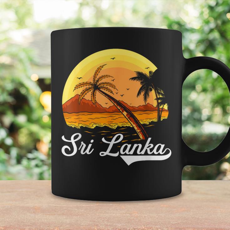 Sri Lanka Palm Tree Ocean Summer Holiday Sri Lanka S Tassen Geschenkideen