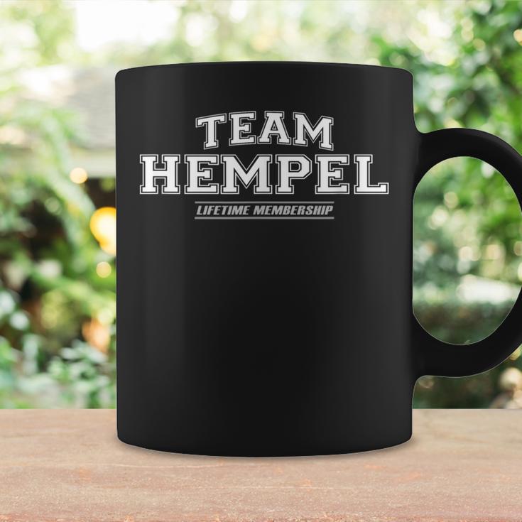 Team Hempel Proud Surname Last Name Tassen Geschenkideen