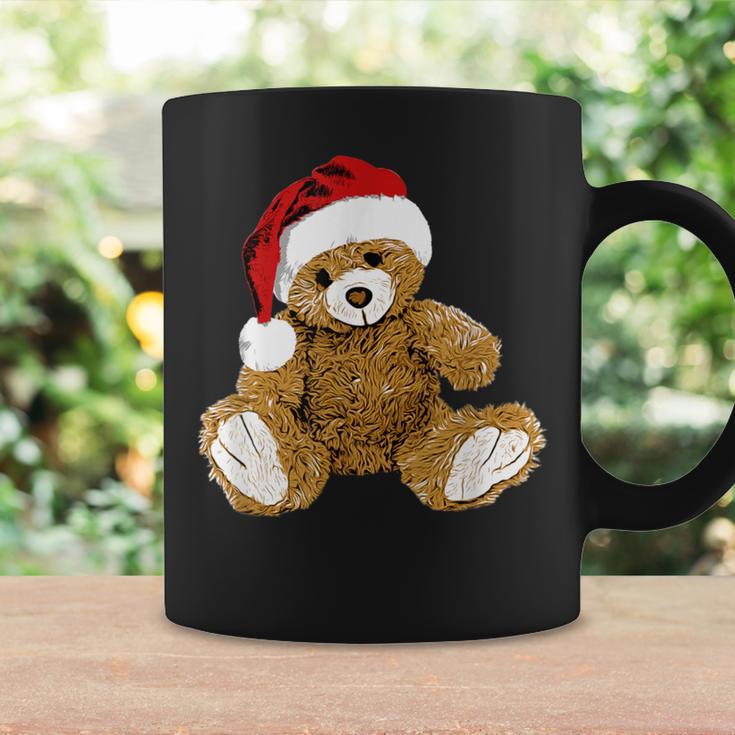 With Teddy Bear And Santa Hat Teddy Bear Christmas Tassen Geschenkideen