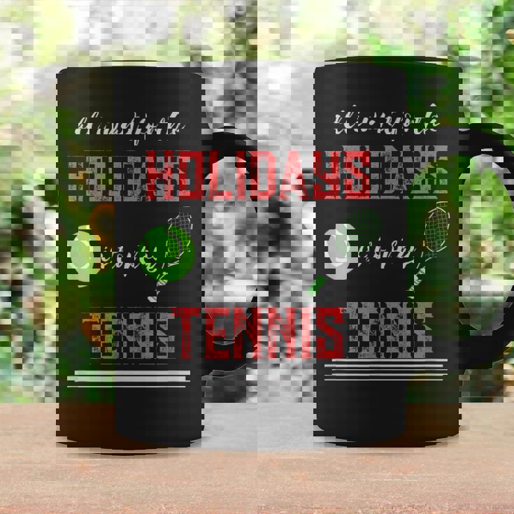 Tennis Novelty Holiday Tshirt Graphic Print Coffee Mug Gifts ideas