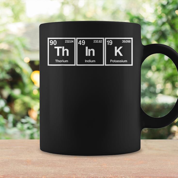 Think Periodic Table Chemistry Physics Geek Nerd Tassen Geschenkideen