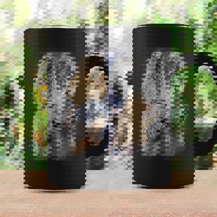 Three Groundhog Moon 3 Groundhog Groundhog Day Women Coffee Mug Gifts ideas