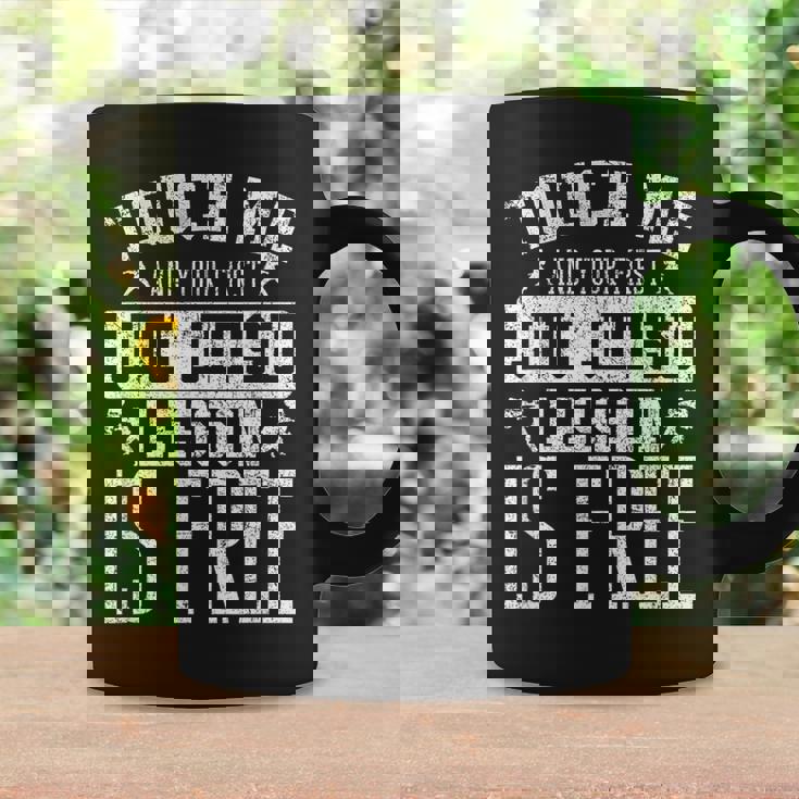 Tócame Tu Primera Lección De Jiu Jitsu Arte Marcial Taza de café Ideas de regalos