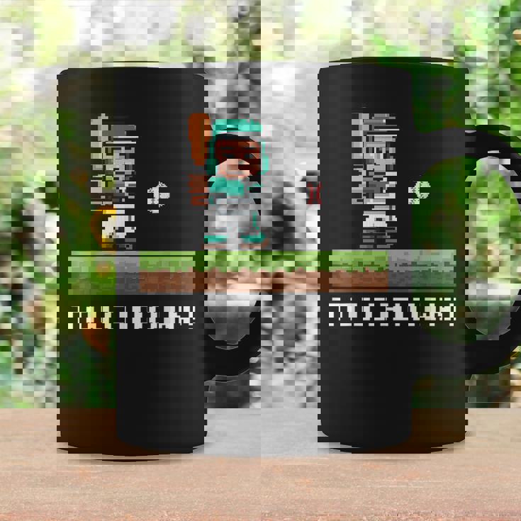 Touchdown Baseball Players 8 Bit Graphic Pixelated Graphic Print Coffee ...