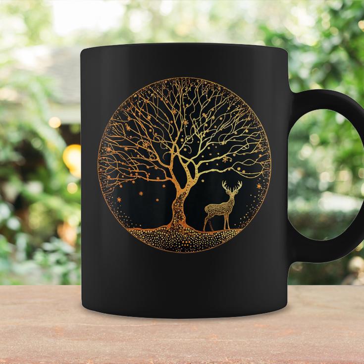 Tree Of Life Tree Of Life Yoga Meditation Tree Deer Tassen Geschenkideen