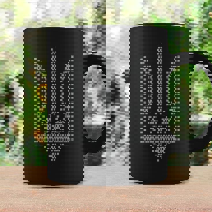 Ukrainian Tryzub Symbol On The Heart Ukraine Trident Coffee Mug Gifts ideas