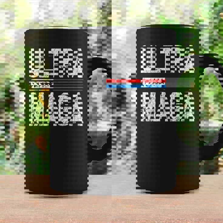 Ultra Maga Orgulloso Diseño De Partidario De Ultra-Maga Trump Orgulloso Taza de café Ideas de regalos