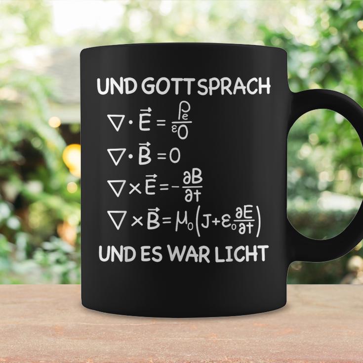 Und Gott Sprach Und Es War Licht Maxwell Equations Physics Tassen Geschenkideen