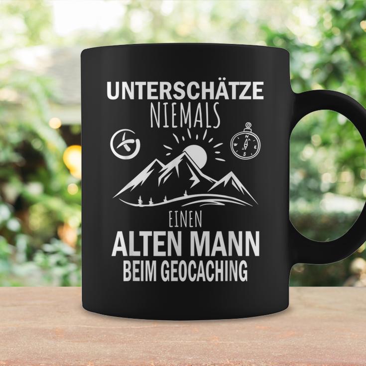 Underschätze Niemal Einen Alten Mann Beim Geocaching S Tassen Geschenkideen