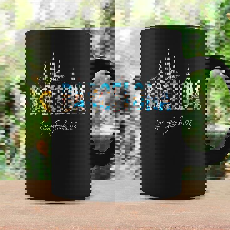Vacaciones De Primavera En Barcelona Travel 2025 Sin Mangas Taza de café Ideas de regalos
