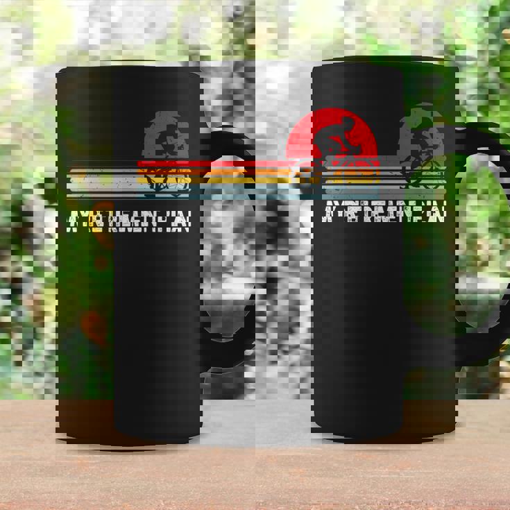 Vintage Bike Cycling My Retirement Plan Bicycle Ride Cyclist Coffee Mug Gifts ideas