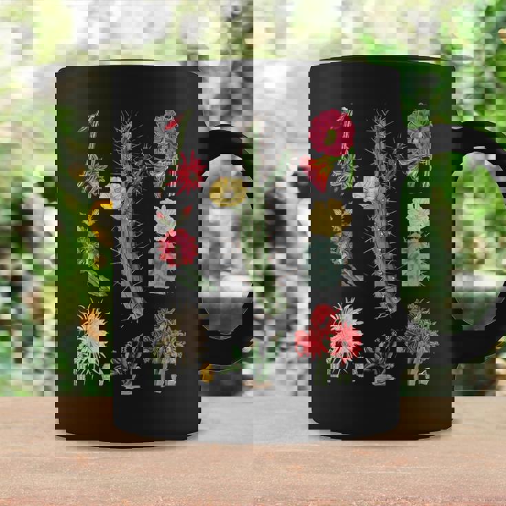 Vintage Botanicalintage Cactusintage Flower Botany Taza de café Ideas de regalos