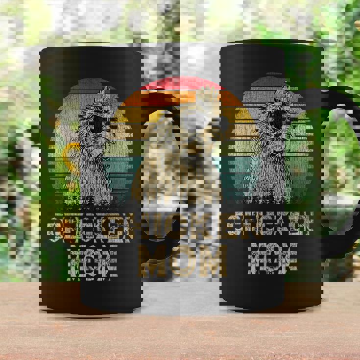 Vintage Chicken Mom Chicken Lovers Mommy Mother's Day Coffee Mug Gifts ideas
