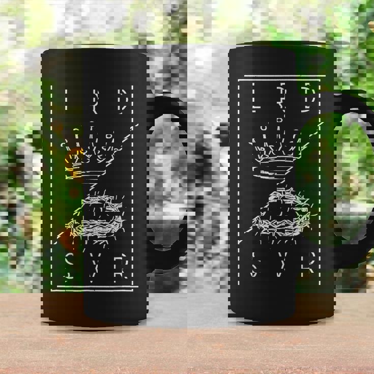 Vintage Jesus Christian King Crown Svr & Lrd Lord & Savior Coffee Mug Gifts ideas
