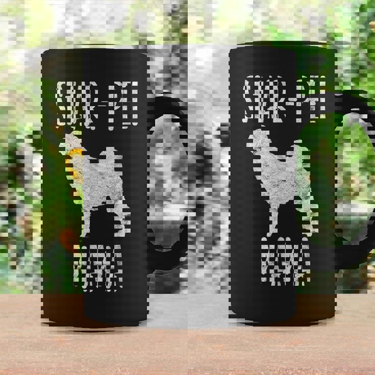 Vintage Shar-Pei Mama Sharpei Mom Dog Owner Mother Coffee Mug Gifts ideas