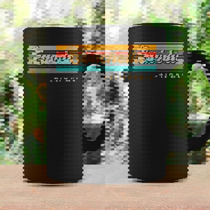Vintage Sunset Stripes Coachella California Graphic Print Coffee Mug Gifts ideas