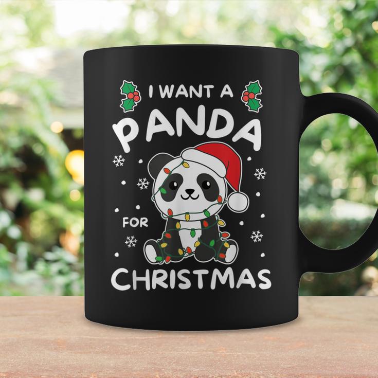 I Want A Panda For Christmas Cute Pandas Tassen Geschenkideen