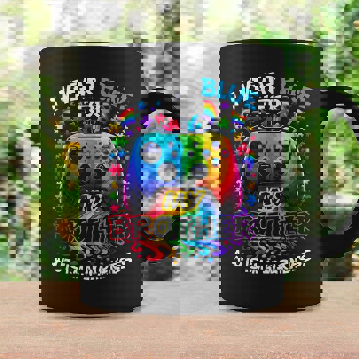 I Wear Blue For My Brother Autism Awareness Video Game Coffee Mug Gifts ideas