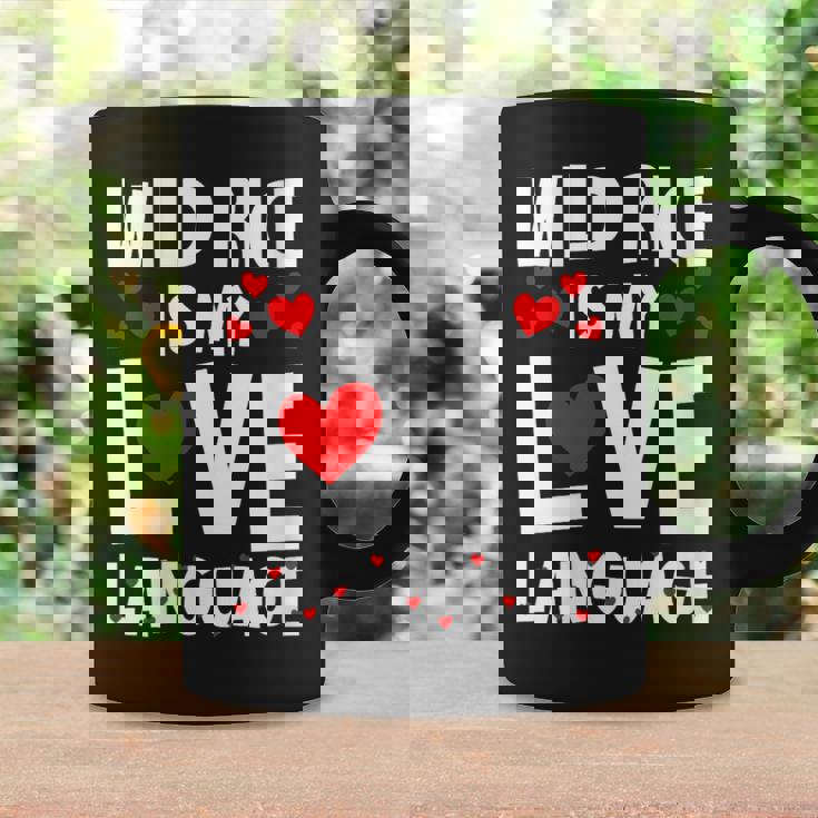 Wild Rice Is My Love Language Rice Dish Humor Graphic Print Coffee Mug Gifts ideas