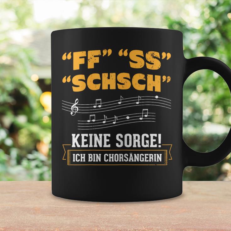 Women's Keine Sorge Chorsänger Tassen Geschenkideen